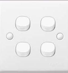4 GANG 1 WAY SWITCH
