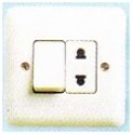 UNIVESAL SOCKET OUTLET &SINGLE; SWITCH NEW GEE